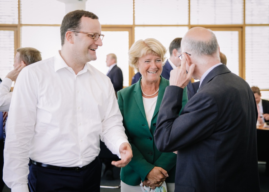 Bundesvorstandssitzung der CDU Deutschlands - Monika Grütters mit Jens Spahn und Prof. Dr. Norbert Lammert